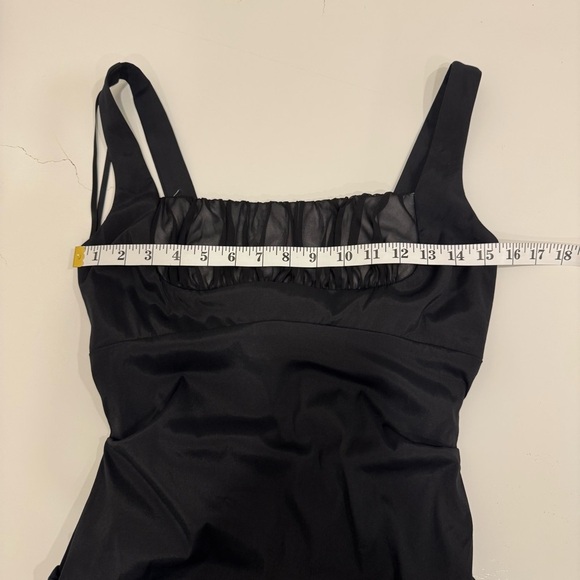 Cache Evening Gown Ruched Y2K Milkmaid Glamour Elegant Feminine Whimsigoth 8 - Picture 7 of 10